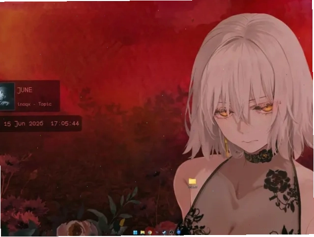 Live wallpaper Jeanne dArc (Alter) - Fate/Grand Order