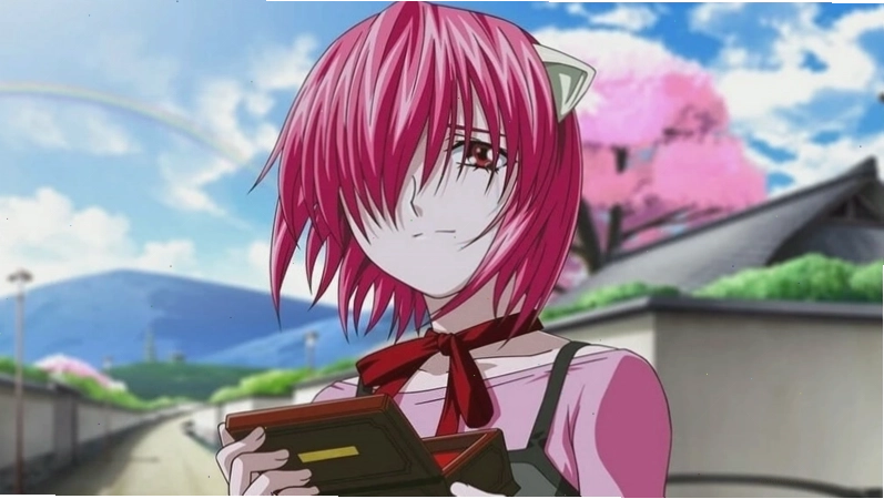 Lucy trong Elfen Lied với hai nhân cách