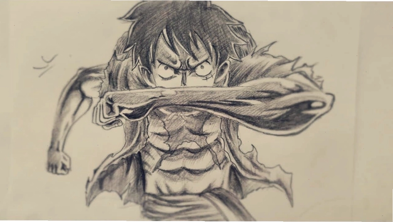 Luffy Gear 4 với tư thế chiến đấu ấn tượng