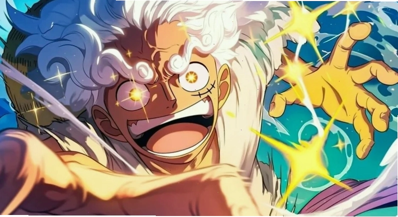 Luffy Gear 5 đối đầu với Kaido, thể hiện sức mạnh tương đương