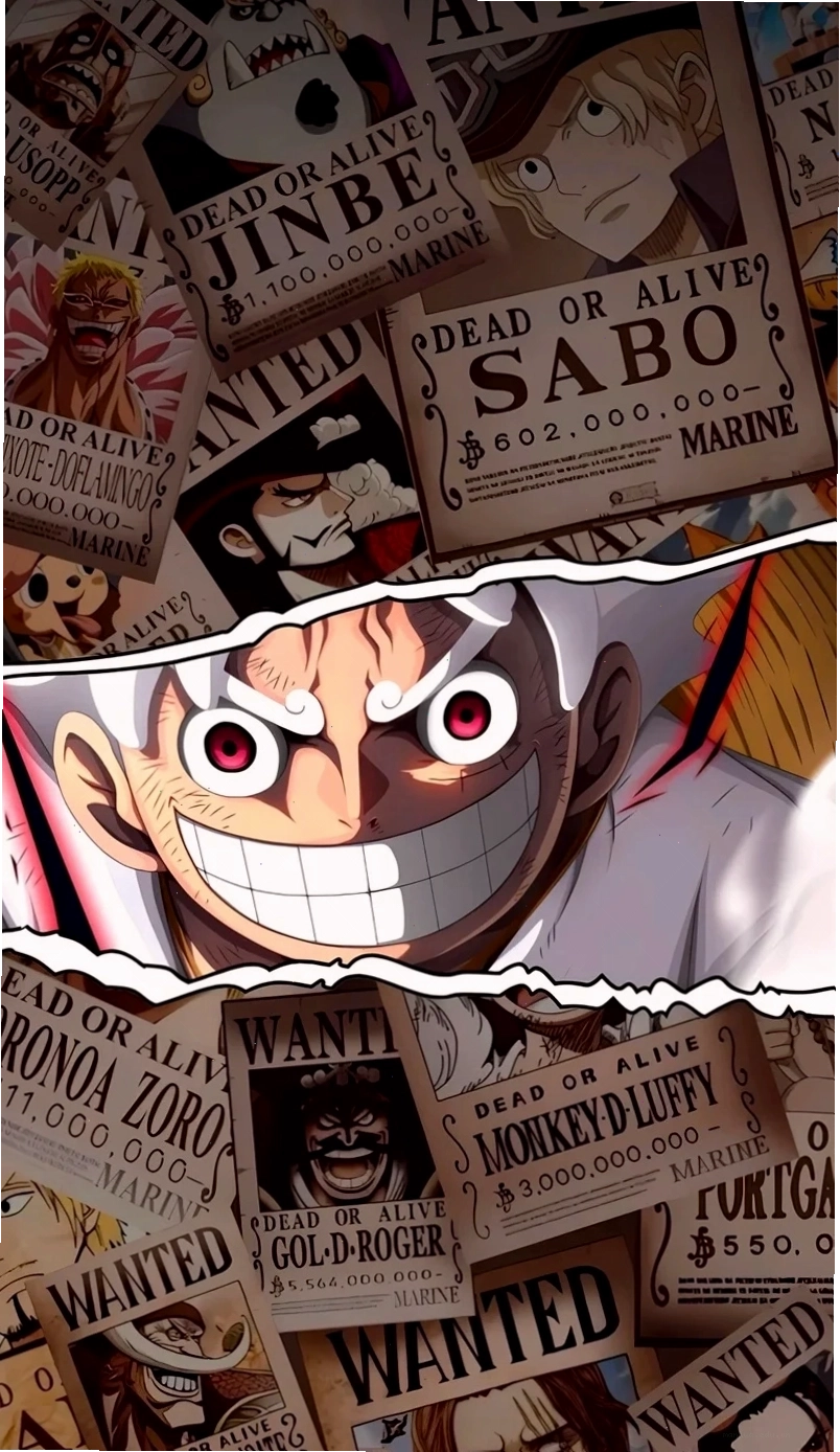 Luffy Gear 5 trong trạng thái chiến đấu đầy uy lực