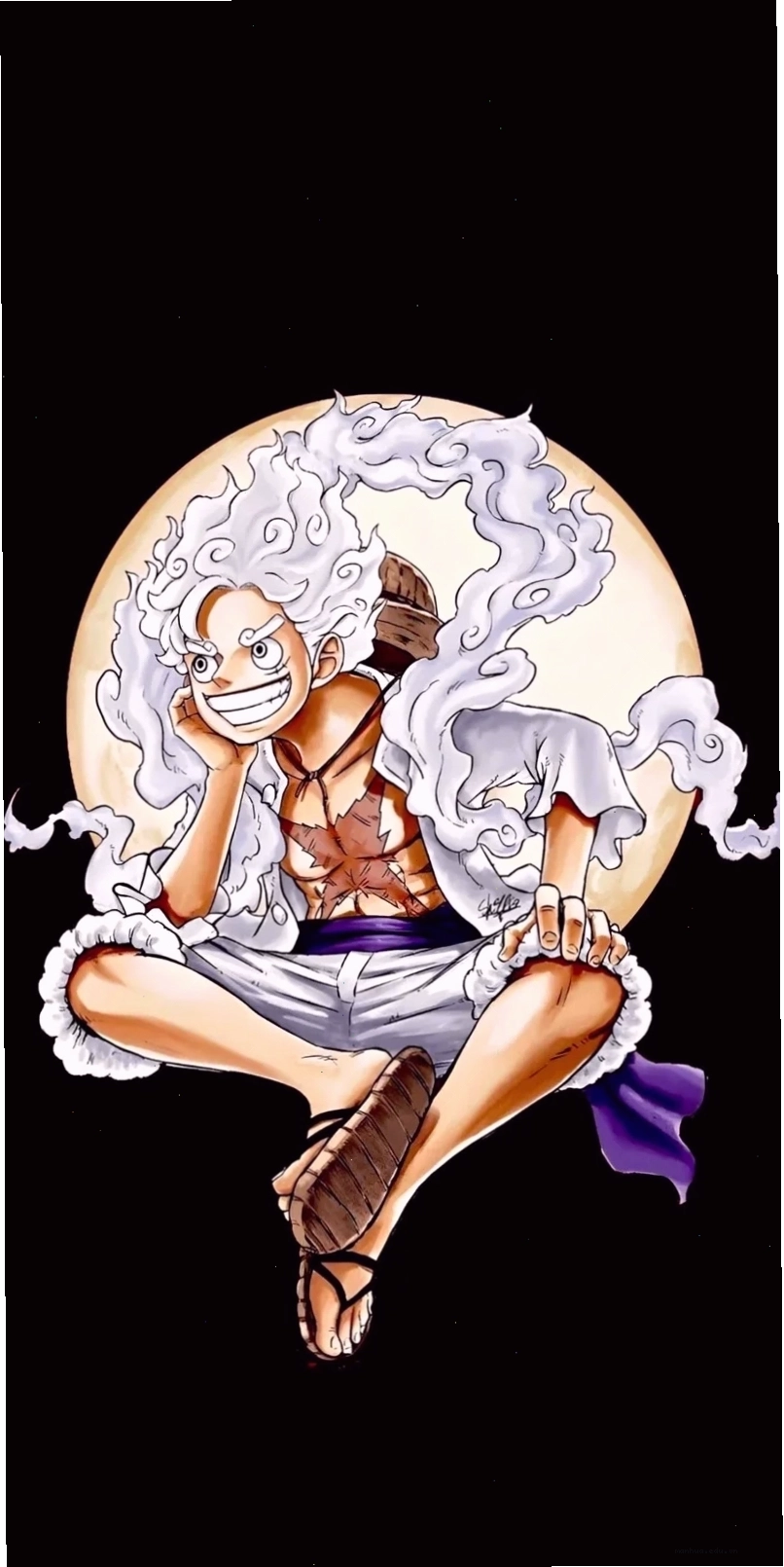 Luffy Gear 5 với biểu cảm ngộ nghĩnh, đáng yêu