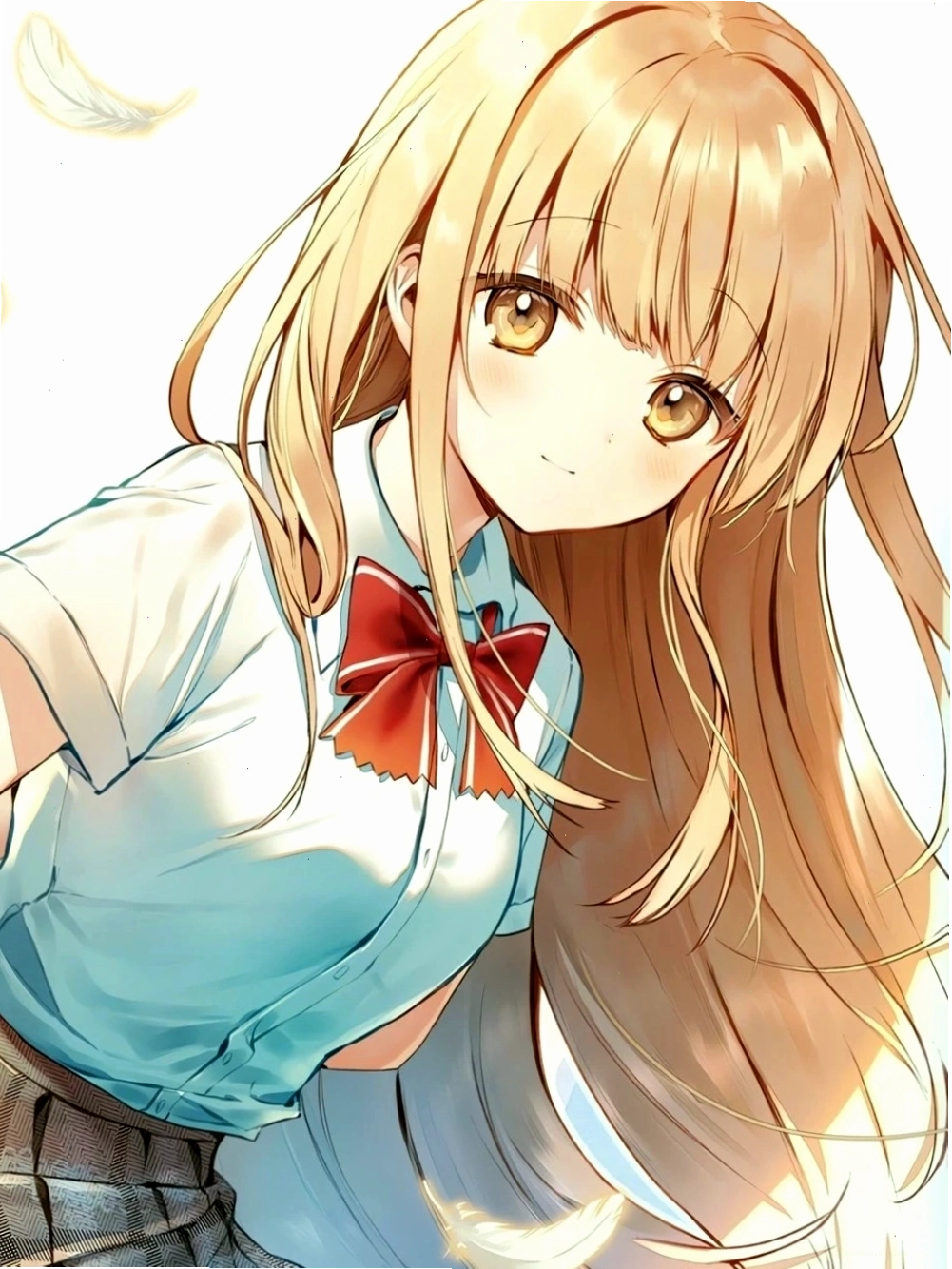 Mahiru Shiina chibi với biểu cảm tinh nghịch
