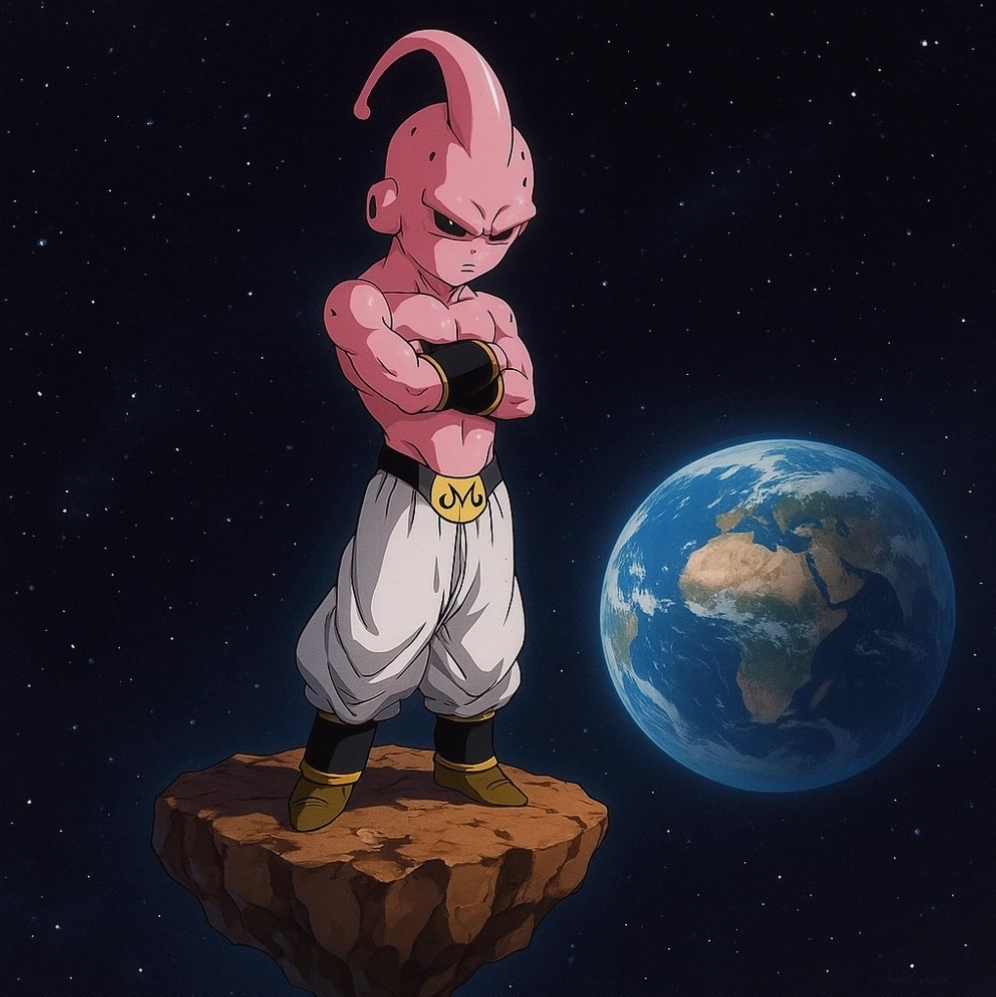 Majin Buu biến hình với sức mạnh tăng tiến
