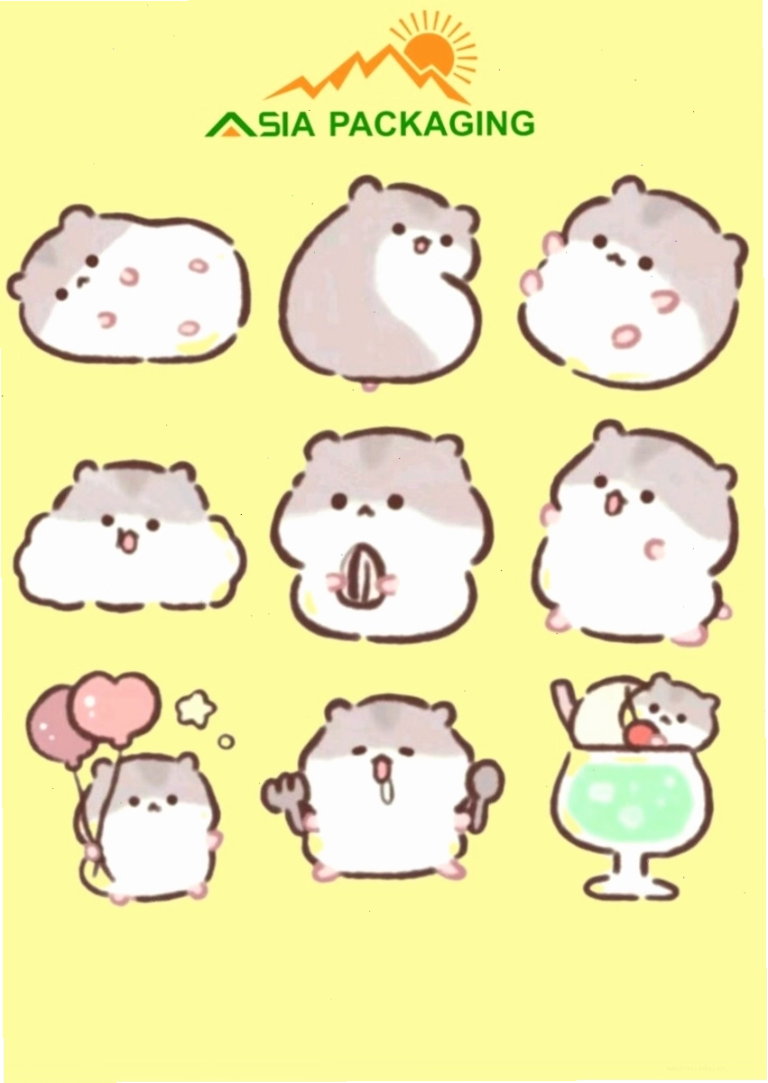 Mẫu sticker anime đơn giản
