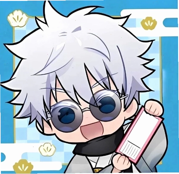 Meme Gojo Satoru chibi hài hước và thú vị