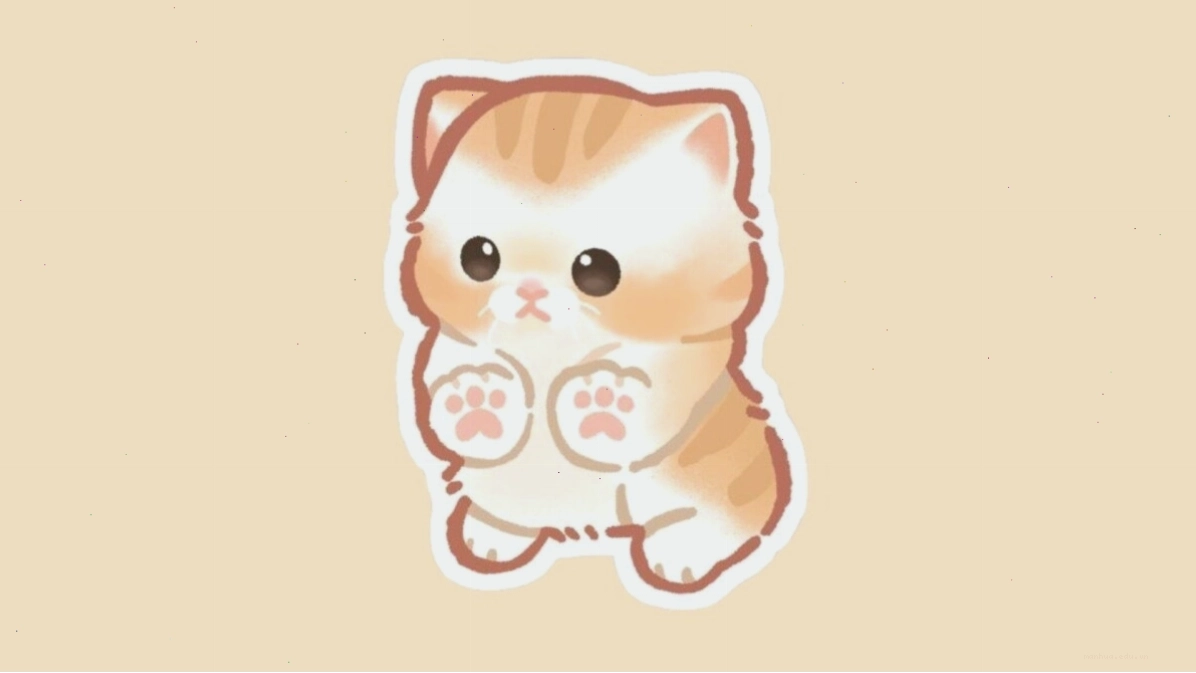 Mèo anime với vẻ mặt tinh nghịch