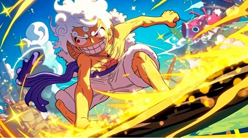 Minh họa khả năng biến đổi môi trường xung quanh của Luffy Gear 5
