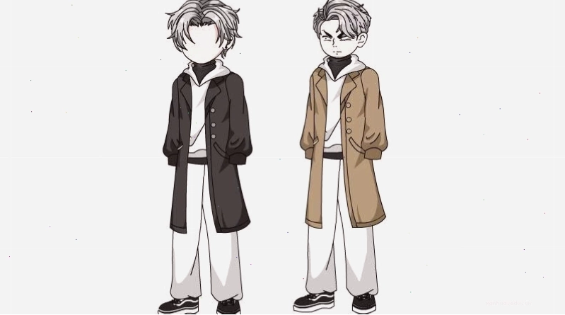 Minh họa nhân vật Tiểu Nhất Bạch trong fanart