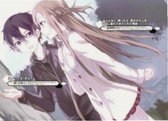 Minh họa từ Light Novel về Yuuki Asuna