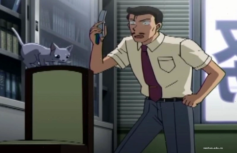 Minh họa vụ án Bí mật của mèo Nga mắt xanh trong Detective Conan