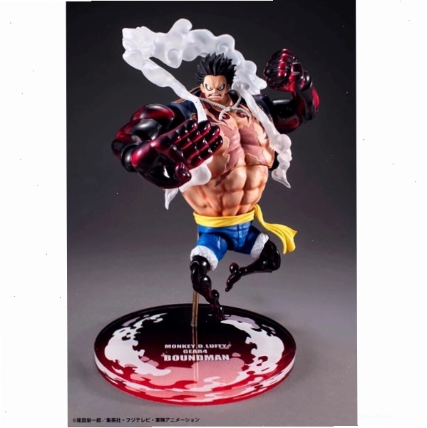 Mô hình Luffy Gear 4 với hiệu ứng sức mạnh