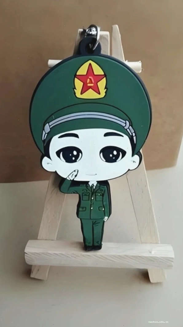 Móc khóa bộ đội chibi