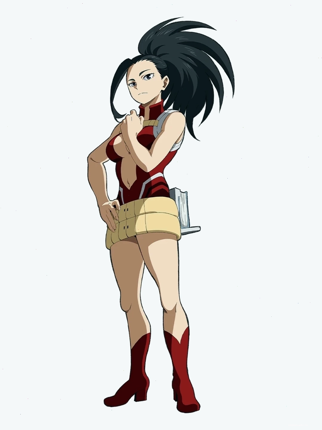 Momo Yaoyorozu đang sử dụng năng lực sáng tạo