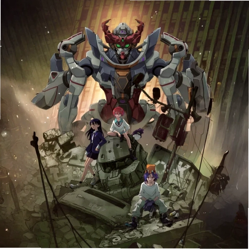 Một cảnh hành động trong bộ anime Mobile Suit Gundam
