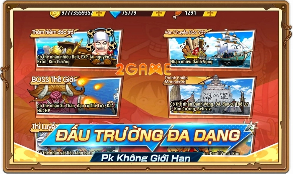 Nhận giftcode Thế Giới Hải Tặc