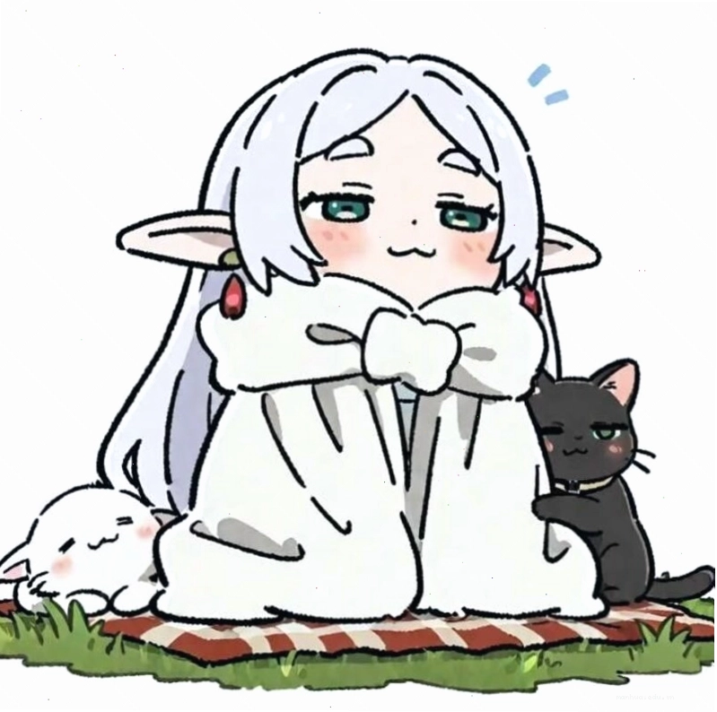 Nhân vật anime chibi với trang phục độc đáo