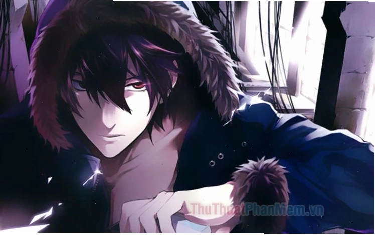 Nhân vật anime nam với tạo hình ác quỷ mạnh mẽ