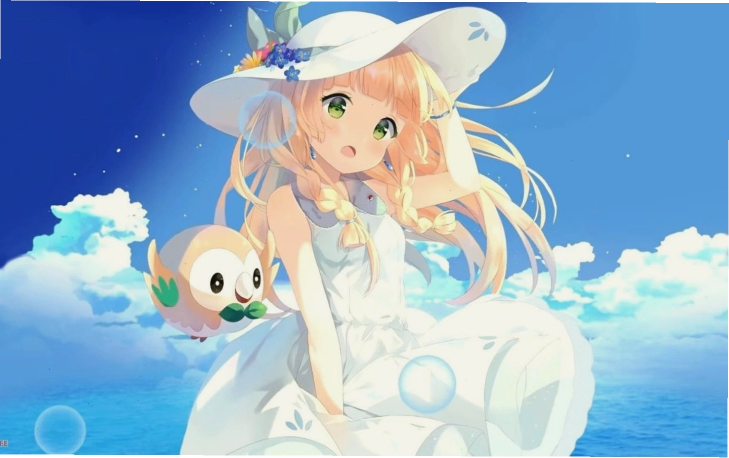 Nhân vật anime nữ đáng yêu với phong cách thời trang hiện đại