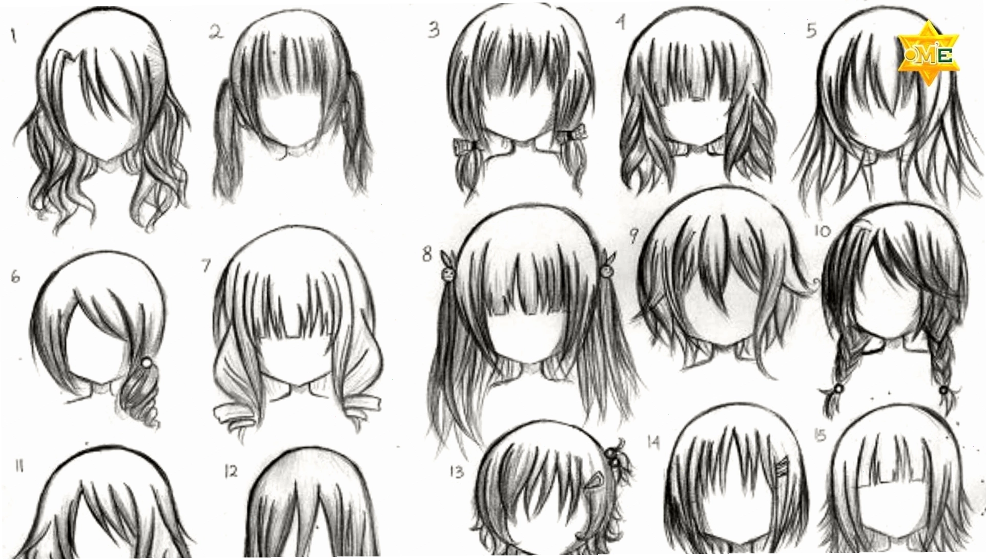 Nhân vật anime với kiểu tóc búi ấn tượng