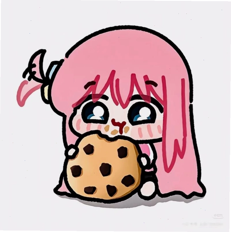 Nhân vật chibi đang đọc sách