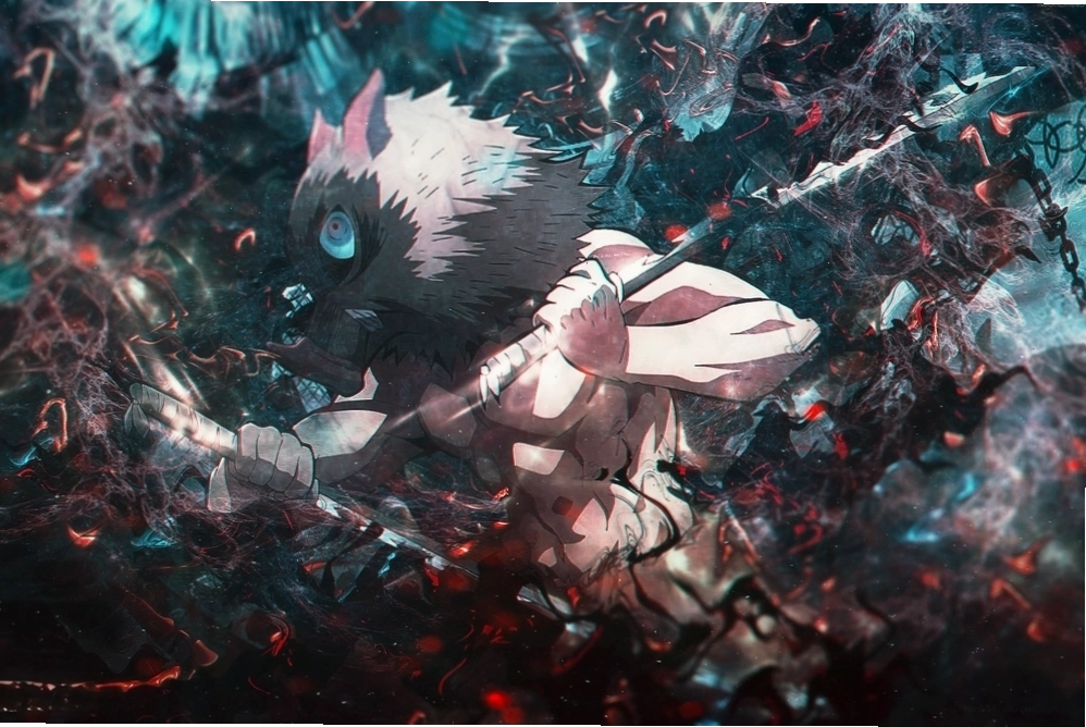 Nhân vật Inosuke Hashibira trong Demon Slayer