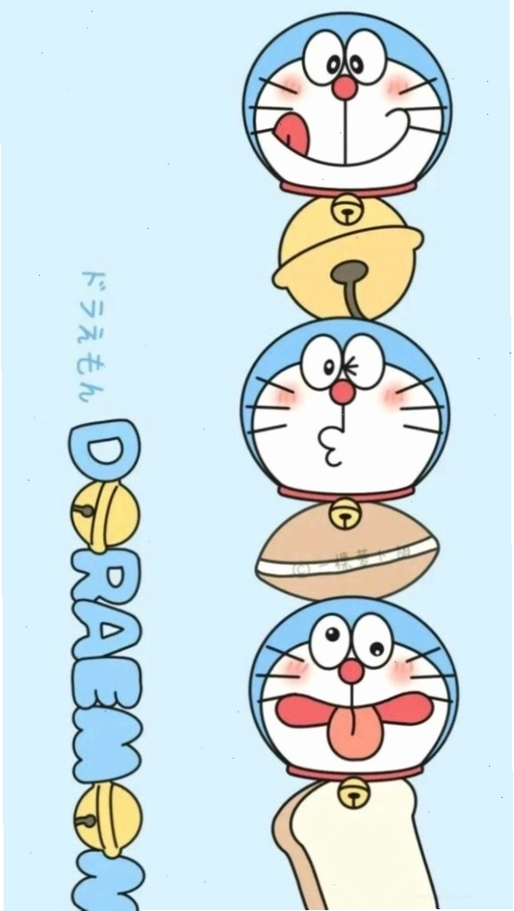 Nhiều biểu cảm dễ thương của Doraemon xếp dọc