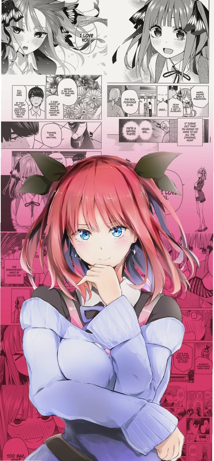 Nino Nakano Wallpaper với hiệu ứng ảnh độc đáo