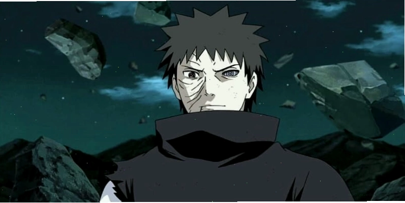 Obito Uchiha trong khoảnh khắc hy sinh, thể hiện sự hối hận và chuộc tội