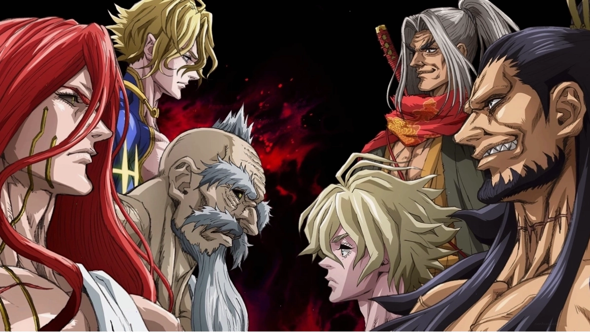 Poster chính thức của bộ anime Đại Chiến Người Và Thần Phần 3