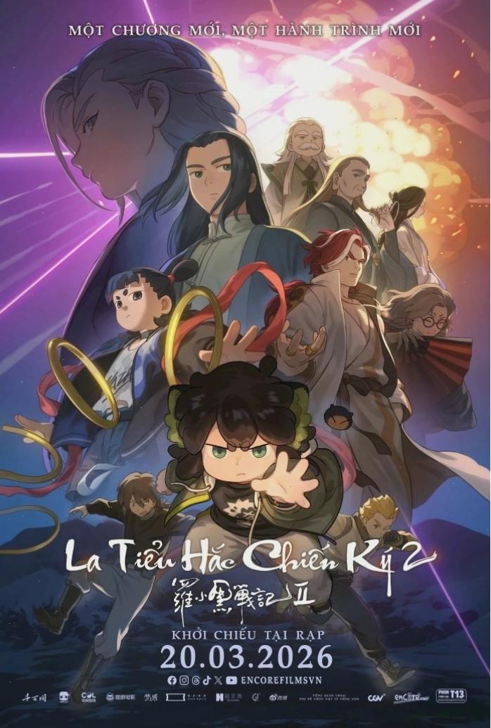 Poster phim La Tiểu Hắc Chiến Ký 2