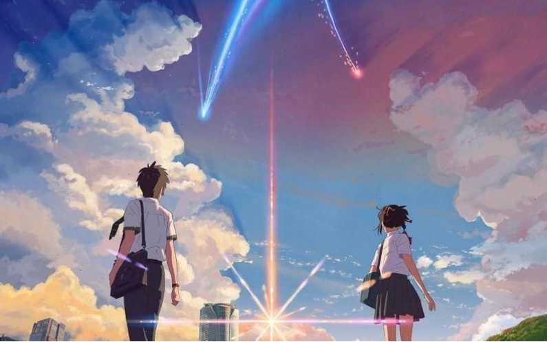 Poster phim Your Name của Makoto Shinkai