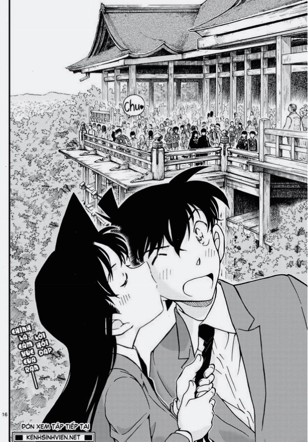 Ran và Shinichi trong một khung cảnh lãng mạn