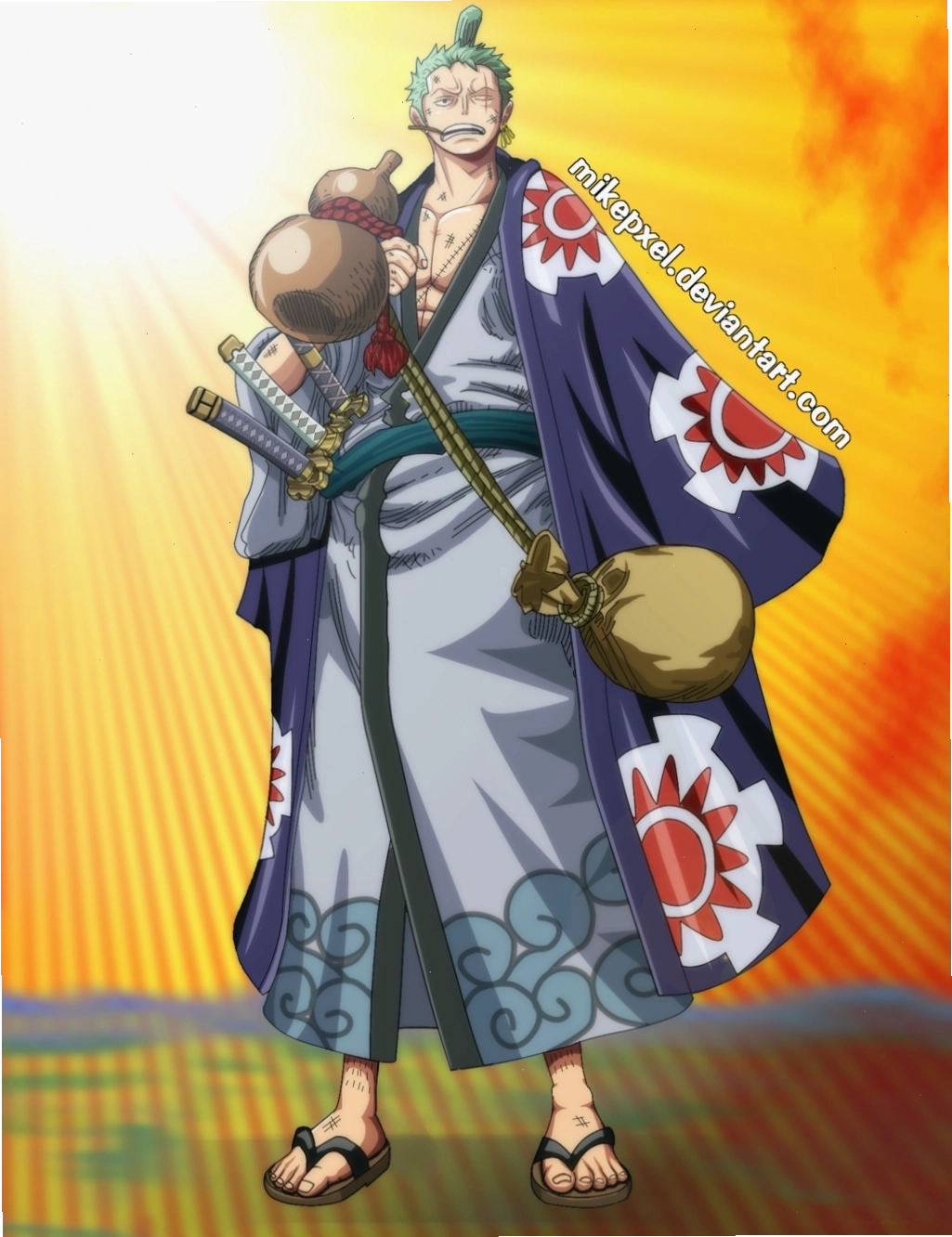Roronoa Zoro Wano đáng ngưỡng mộ