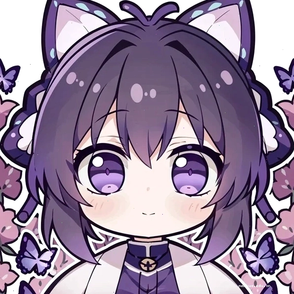 Shinobu Kochou chibi đang mỉm cười