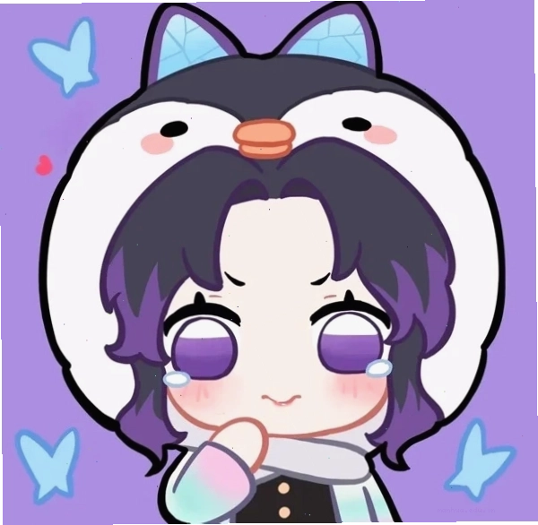 Shinobu Kochou chibi đáng yêu trong trang phục Sát Quỷ Đoàn