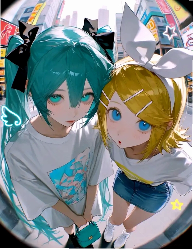 Tác phẩm AI art anime dễ thương