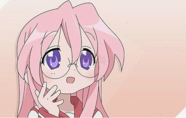 Takara Miyuki, nhân vật anime tóc hồng trong Lucky Star