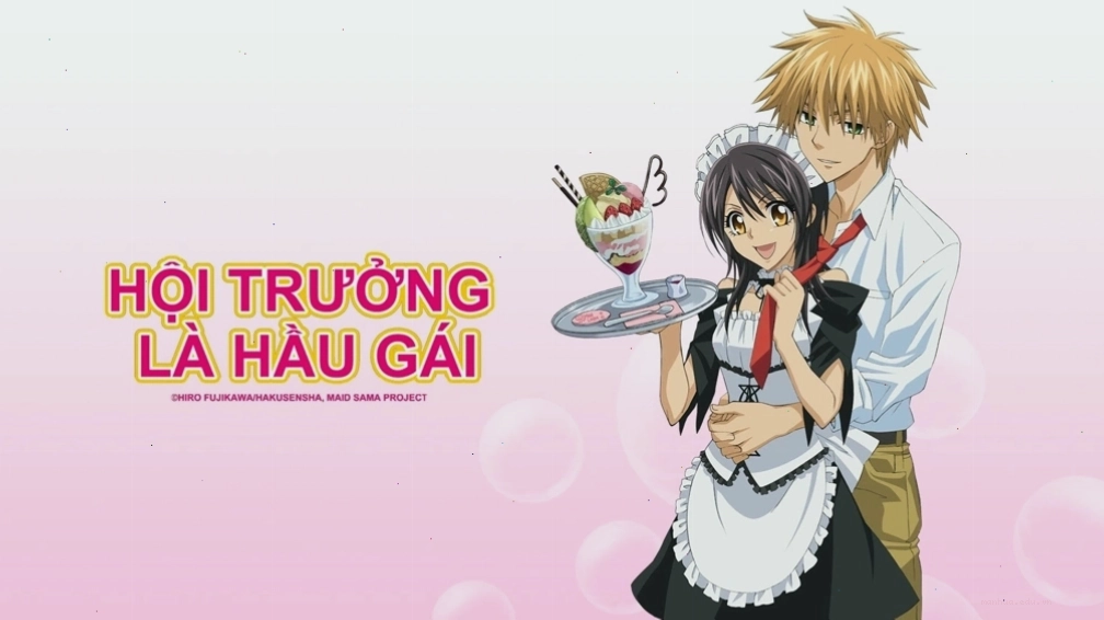Takumi Usui và Ayuzawa Misaki tại quán cà phê hầu gái