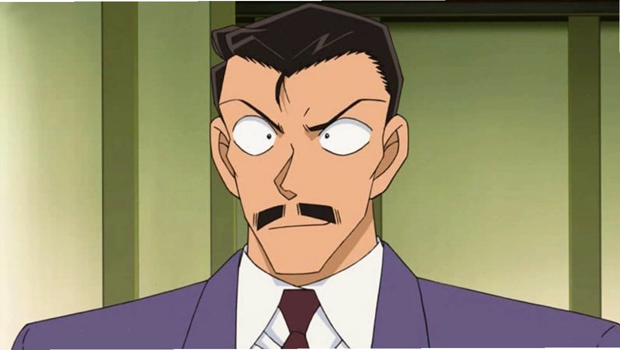 Thám tử Mori Kogoro trong một vụ án của Detective Conan