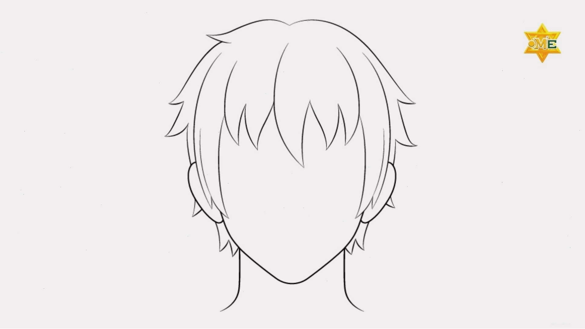 Thêm chi tiết các lọn tóc cho búi tóc anime