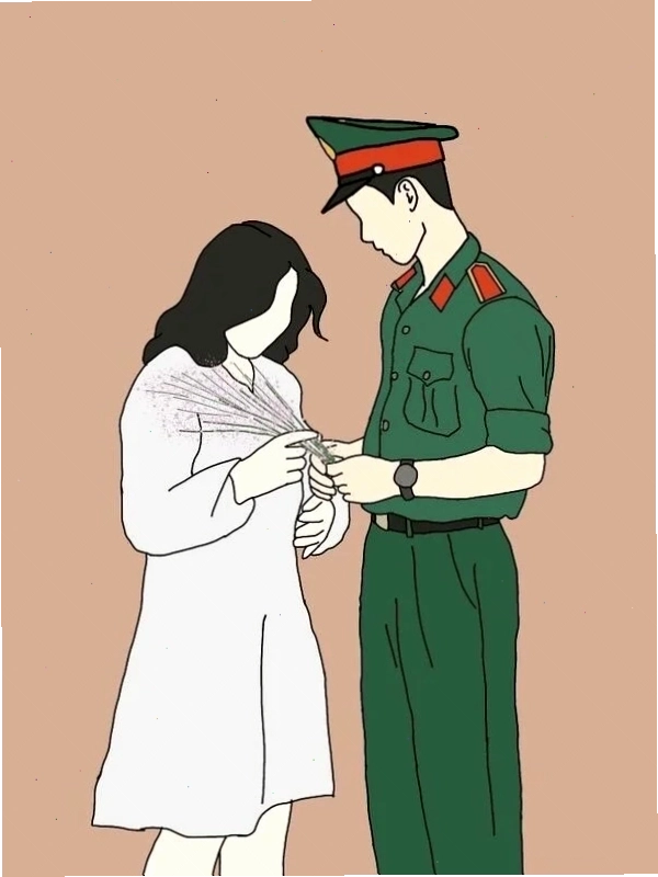 Tình yêu bộ đội chibi