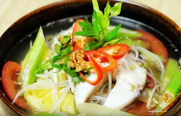 Tô canh chua cá lóc thành phẩm vô cùng hấp dẫn