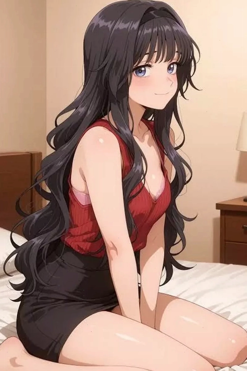 Toàn cảnh Kaoruko Waguri trong một không gian anime ấn tượng