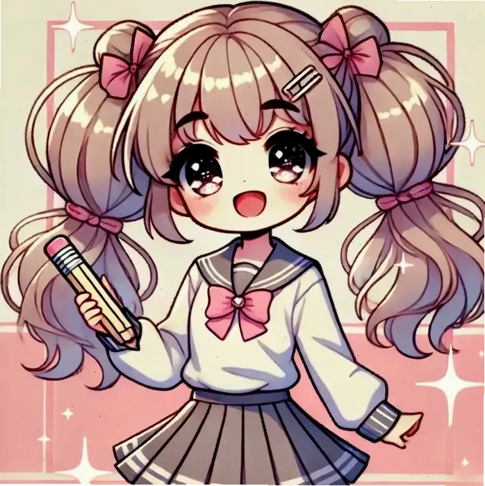 Tổng hợp hình chibi học sinh cấp 2 đáng yêu với nhiều kiểu dáng