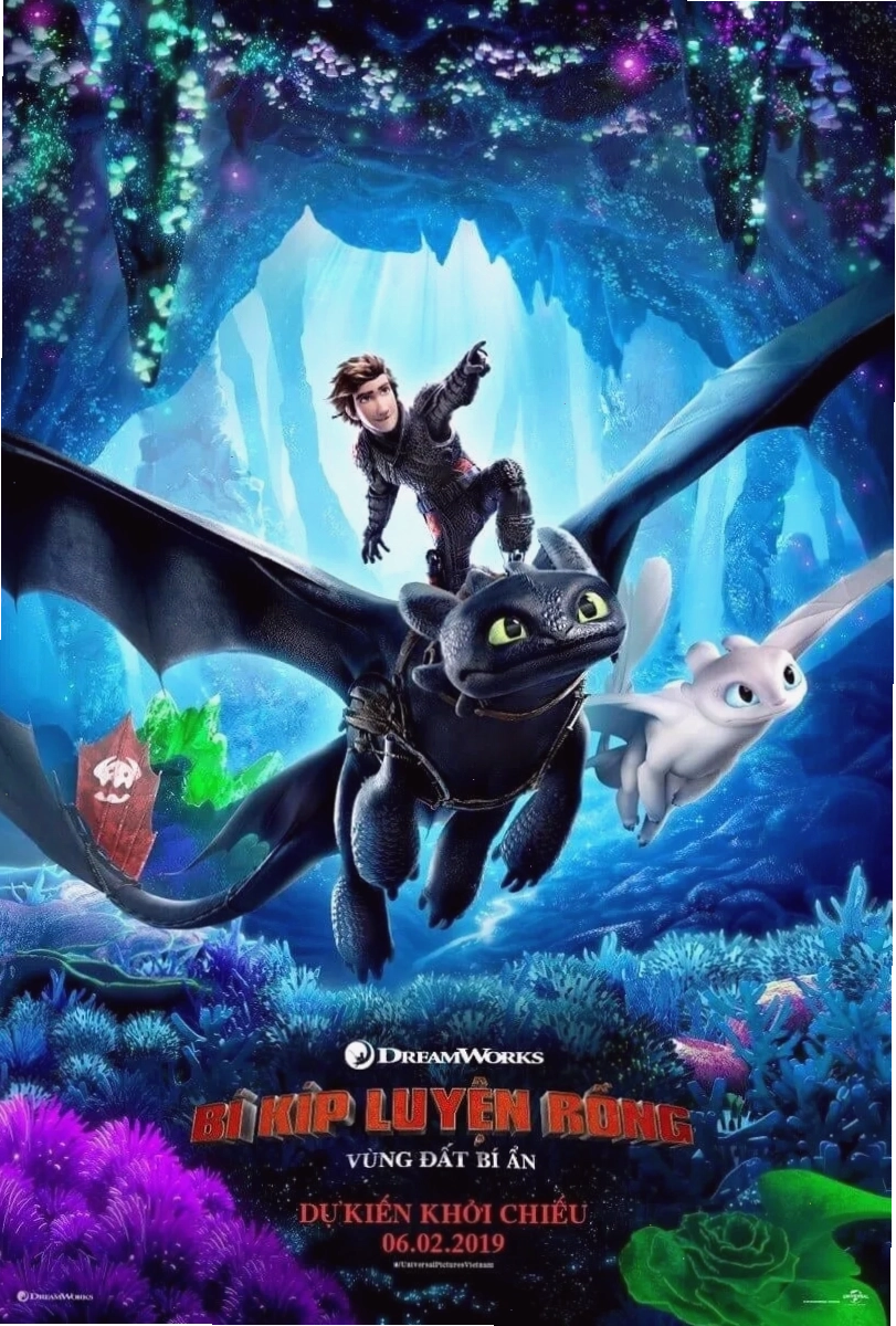 Toothless và Light Fury trong Bí Kíp Luyện Rồng 3