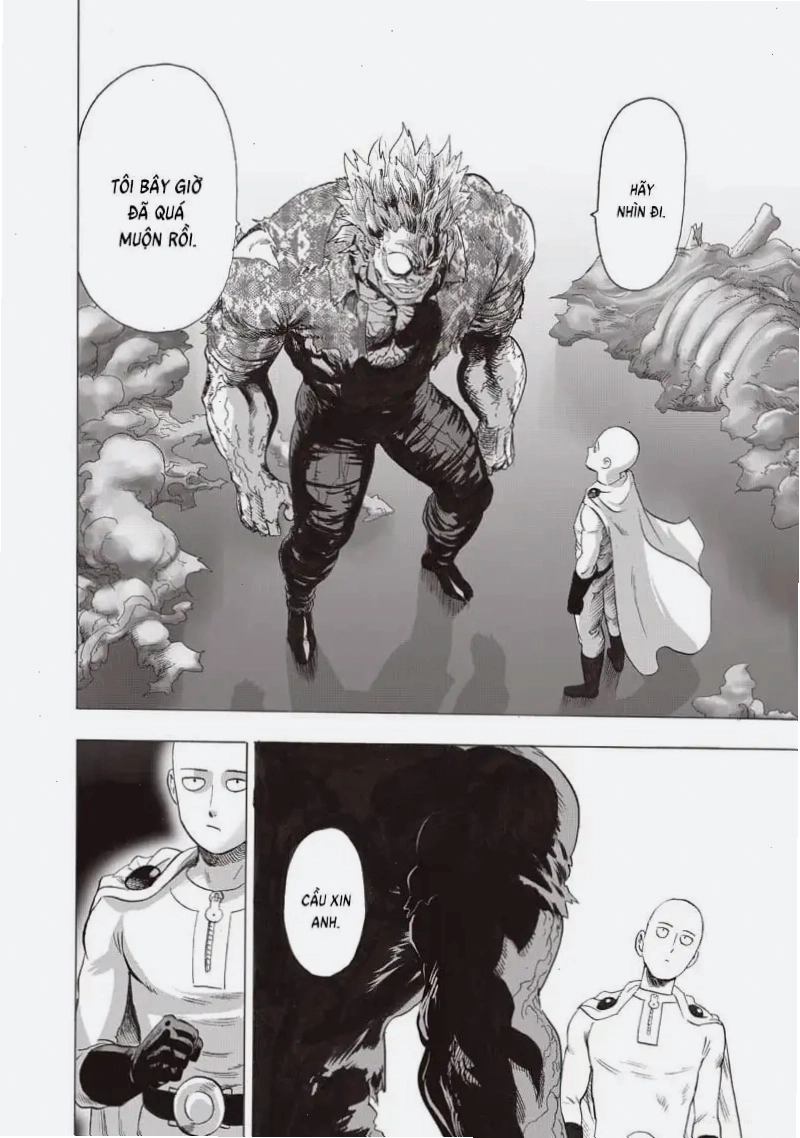 Trận chiến dữ dội trong arc Hiệp hội Quái vật của truyện One Punch Man