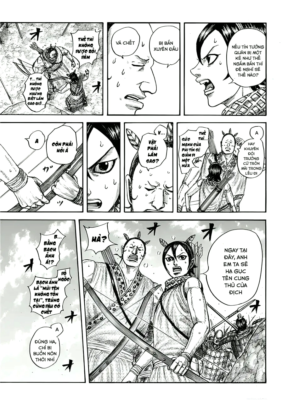 Trận chiến khốc liệt trong Kingdom - Vương Giả Thiên Hạ chap 882