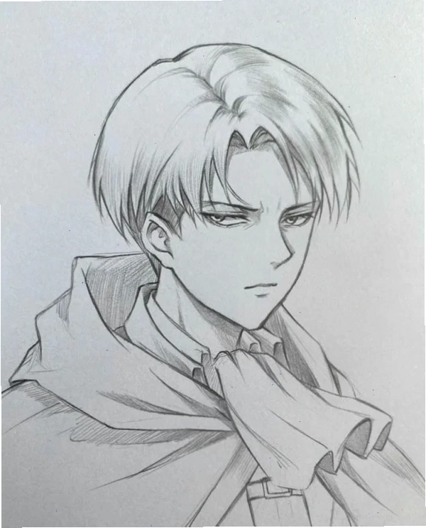 Tranh vẽ anime nam đẹp bằng bút chì
