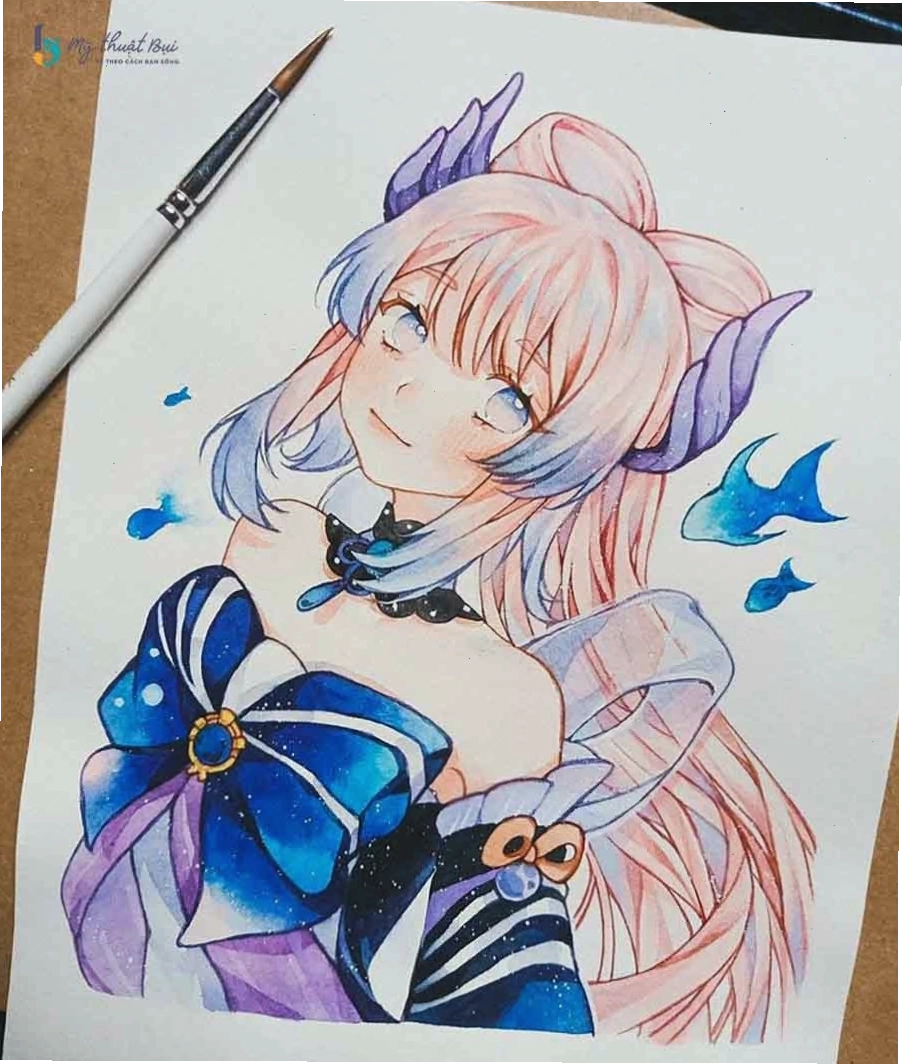 Tranh vẽ anime nhiều nhân vật